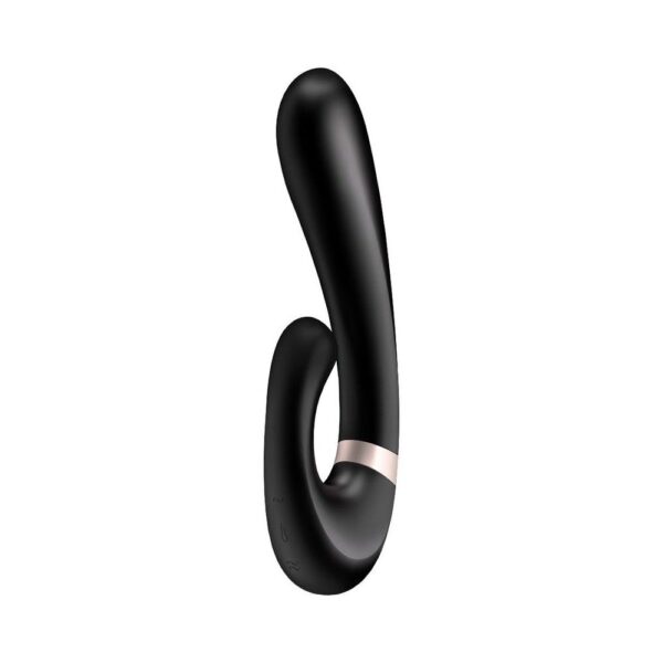 Смарт вібратор-кролик із підігрівом Satisfyer Heat Wave Black
