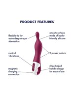 Вібратор для точки А Satisfyer A-Mazing 1 Berry - Зображення 3