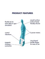 Вібратор для точки А Satisfyer A-Mazing 2 Turquoise - Зображення 4