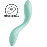 Вібратор із перлинною стимуляцією точки G Satisfyer Rrrolling Pleasure Mint