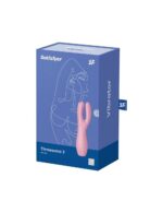 Кліторальний вібратор Satisfyer Threesome 3 Pink з трьома пальчиками - Зображення 4