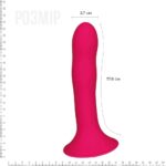 Дилдо з присоскою Adrien Lastic Hitsens 4 Pink, відмінно для страпона, діаметр 3,7см, довжина 17,8см - Зображення 2