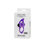 Ерекційне віброкільце Adrien Lastic Lingus MAX Violet з язичком для стимуляції клітора - Зображення 5