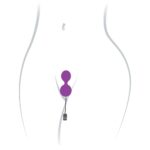 Вагінальні кульки з вібрацією Adrien Lastic Kegel Vibe Purple, діаметр 3,7 см - Зображення 6