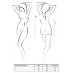Сорочка прозора бебі дол Passion MELANIA CHEMISE XXL/XXXL, black, трусики, на тонких бретелях - Зображення 5