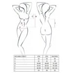 Корсет з пажами Passion MELANIA CORSET S/M, black, трусики, напівпрозорий - Зображення 7