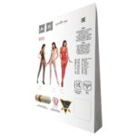 Бодістокінг Passion BS069 black, комбінезон, імітація панчох і боді - Зображення 8