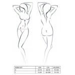 Комплект білизни Passion Exclusive DEBRA SET L/XL, black, стрепи, топ з декольте, трусики - Зображення 5