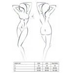 Комплект білизни під латекс Passion DEBY SET L/XL, black, ліф, міні-спідничка, стрінги - Зображення 5