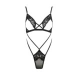 Боді монокіні з відкритими грудьми Passion DIABOLINA BODY XXL/XXXL, black - Зображення 3