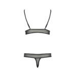 Комплект білизни Passion ERZA SET L/XL, black, ліф і трусики - Зображення 4