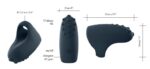 Вібратор на палець Dorcel MAGIC FINGER Black перезаряджуваний, 3 режими роботи - Зображення 4