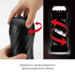 Мастурбатор Tenga Air-Tech Twist Ripple Blue зі змінною тугістю обхвату, ефект глибокого мінету - Зображення 4