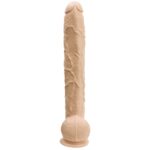 Фалоімітатор Doc Johnson Dick Rambone Cock White, діаметр 6 см, довжина 42 см, ПВХ - Зображення 2