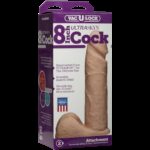 Фалоімітатор Doc Johnson Vac-U-Lock - 8 Inch ULTRASKYN Cock White, діаметр 5,1 см - Зображення 3