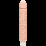 Фалоімітатор Doc Johnson The D: Shakin D 9 Inch Vibro ULTRASKYN, діаметр 3,8 см, плавне регулювання