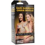 Мастурбатор двосторонній Doc Johnson Dani Daniels/Cherie Deville Ultraskyn, вагіна/попка - Зображення 2