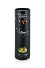 Масажна олія Plaisirs Secrets Exotic Fruits (59мл) з афродизіаками їстівна, подарункове паковання - Зображення 3