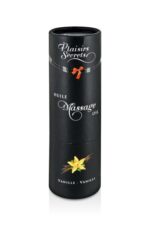 Масажна олія Plaisirs Secrets Vanilla (59 мл) з афродизіаками, їстівна, подарункове паковання - Зображення 3