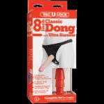 Трусики зі страпоном Doc Johnson Vac-U-Lock 8 Inch Classic Dong Ultra Harness, ПВХ, діаметр 3,8см - Зображення 2