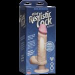 Фалоімітатор Doc Johnson The Realistic Cock 8 inch ULTRASKYN, діаметр 5,1 см, плавне регулювання - Зображення 2