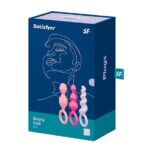 Набір анальних іграшок Satisfyer Plugs (set of 3) - Booty Call, макс. діаметр 3 см - Зображення 3