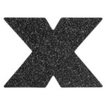 Пестіс стікіні Bijoux Indiscrets Flash Cross Black, наліпки на соски - Зображення 2