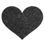 Прикраса на соски Bijoux Indiscrets – Flash Heart Black - Зображення 2