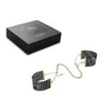 Наручники Bijoux Indiscrets Desir Metallique Handcuffs - Black, металеві, стильні браслети - Зображення 4