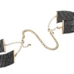 Наручники Bijoux Indiscrets Desir Metallique Handcuffs - Black, металеві, стильні браслети - Зображення 2