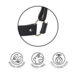 Портупея Bijoux Indiscrets MAZE - X Harness Black, екошкіра - Зображення 5