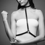 Портупея Bijoux Indiscrets MAZE - I Harness Black, екошкіра, дуже стильна - Зображення 3