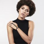 Пара браслетів на зап'ясті і палець Bijoux Indiscrets MAZE Hand Bracelet Harness Black, екошкіра - Зображення 7