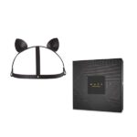Маска кішечки Bijoux Indiscrets MAZE - Cat Ears Headpiece Black, екошкіра - Зображення 2