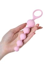 Набір анальних бус Satisfyer Beads Colored, силікон , макс. діаметр 3,3 см і 3,5 см - Зображення 4