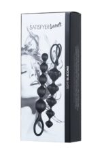 Набір анальних намистин Satisfyer Beads Black, силікон, макс. діаметр 3,3 см та 3,5 см - Зображення 5