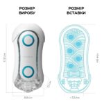 Мастурбатор Tenga Flip Orb — Blue Rush, з можливістю зміни тиску та стимулювальними кульками всереди - Зображення 2