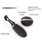Виброяйце Dorcel Secret Delight Gold з пультом ДК, з турборежимом і голосовим керуванням - Зображення 6