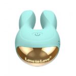 Вібратор-кролик Love To Love Hear Me Menthe з двома моторчиками і різнобарвною LED-підсвіткою - Зображення 5