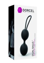 Вагінальні кульки Dorcel Dual Balls Black, діаметр 3,6 см, маса 55 г - Зображення 3