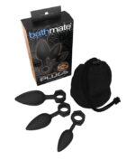 Набір анальних пробок Bathmate Anal Training Plugs, діаметр 2,5 см - 3,1см - 3,8см - Зображення 3