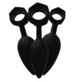 Набір анальних пробок Bathmate Anal Training Plugs, діаметр 2,5 см - 3,1см - 3,8см - Зображення 5