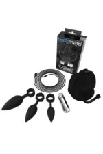 Набір анальних вібропробок Bathmate Anal Training Plugs VIBE, діаметр 2,5 см - 3,1см - 3,8см - Зображення 4