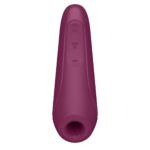 Вакуумний кліторальний стимулятор Satisfyer Curvy 1+ Rose Red з керуванням через інтернет - Зображення 4