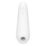 Вакуумний кліторальний стимулятор Satisfyer Curvy 1+ White з керуванням через інтернет - Зображення 4
