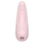 Вакуумний кліторальний стимулятор Satisfyer Curvy 2+ Pink з керуванням через інтернет - Зображення 4