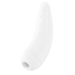 Вакуумний кліторальний стимулятор Satisfyer Curvy 2+ White з керуванням через інтернет - Зображення 4