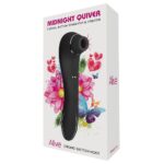 Вібратор і вакуумний стимулятор Alive Midnight Quiver Black - іграшка 2 в 1 - Зображення 5