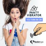 Вібратор в трусики FeelzToys Panty Vibrator Purple з пультом ДК, 6 режимів роботи, сумочка-чохол - Зображення 5