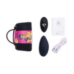 Вібратор в трусики FeelzToys Panty Vibrator Black з пультом ДК, 6 режимів роботи, сумочка-чохол - Зображення 6